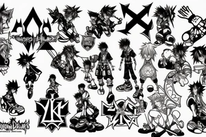 kingdom hearts tattoo idea