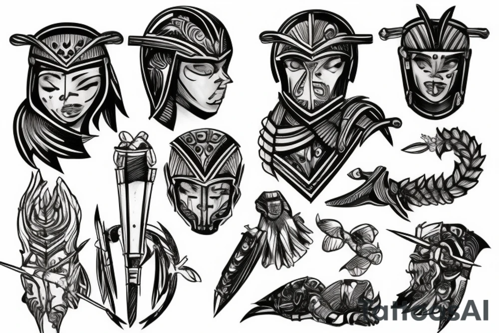 spartan tattoo idea