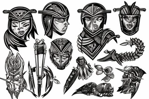 spartan tattoo idea