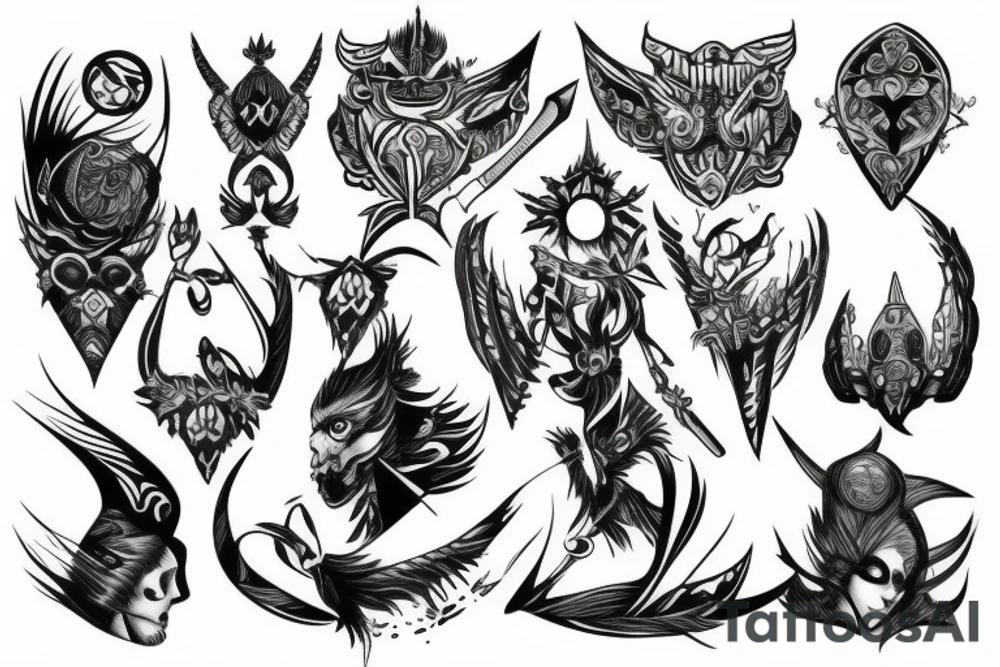 warrior tattoo idea