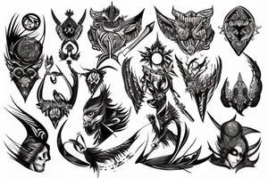 warrior tattoo idea