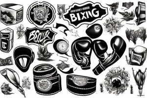 boxing tattoo idea