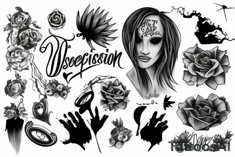 Depression tattoo tattoo idea