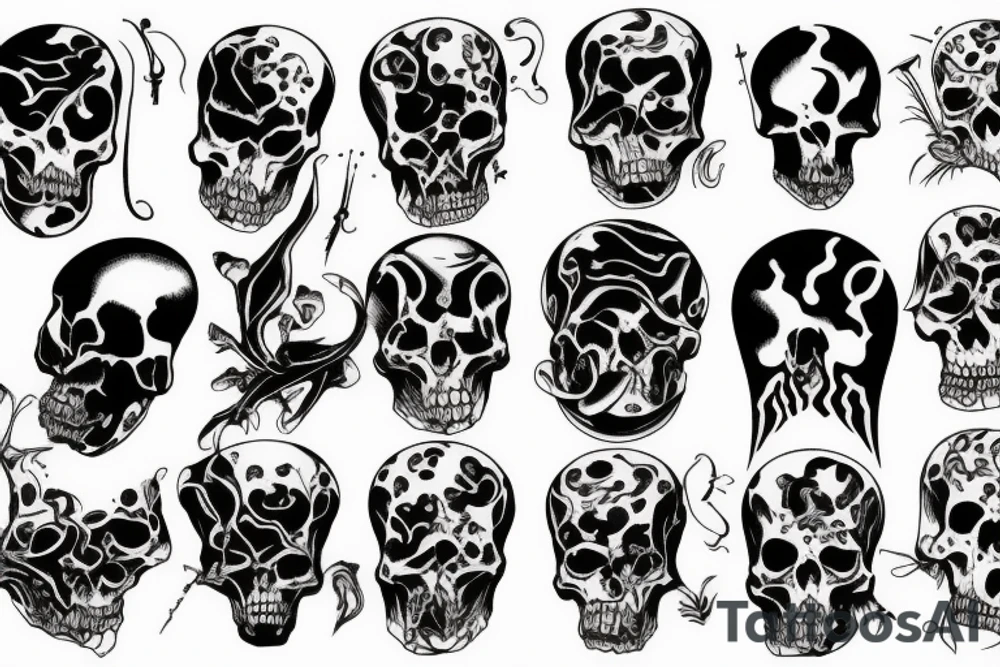 8 death sin tattoo idea