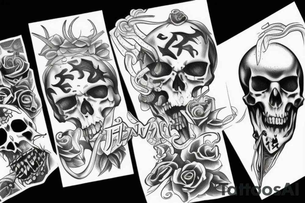 8 death sin tattoo idea