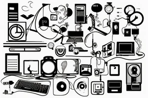 Computer tattoo tattoo idea
