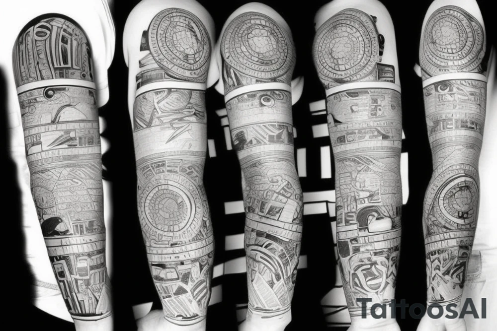 Computer tattoo tattoo idea