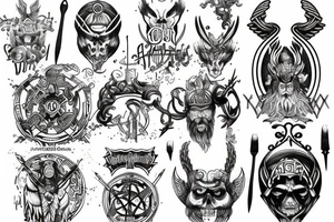 Gott odin himmelstreppe tattoo idea