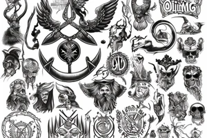 Gott odin himmelstreppe tattoo idea