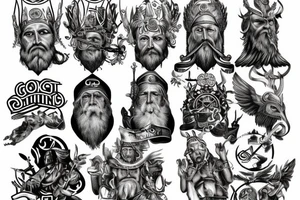 Gott odin himmelstreppe tattoo idea