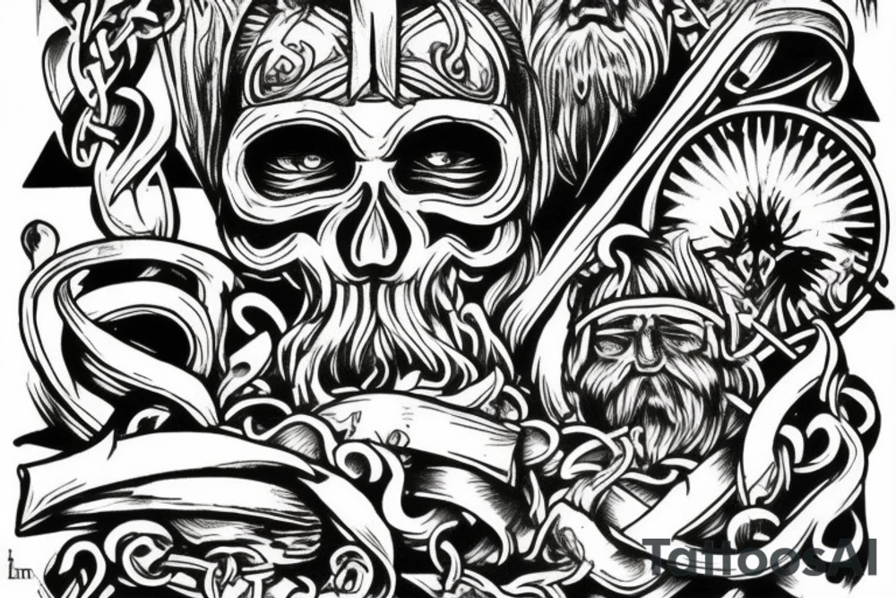 Gott odin tattoo idea