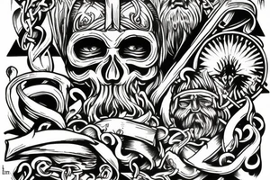 Gott odin tattoo idea