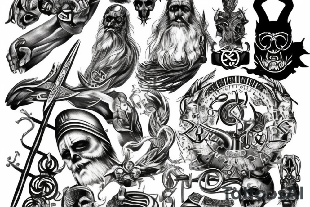 Gott odin tattoo idea
