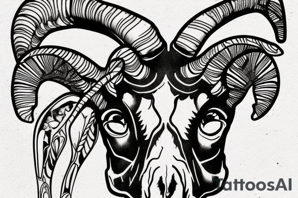 Bighorn sheep skull. tattoo idea