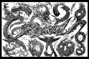 Epic elvish writing tattoo idea
