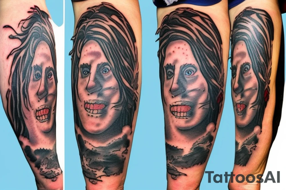 Sideshow Bob american traditional on a sailboat tattoo idea