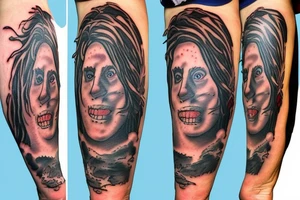 Sideshow Bob american traditional on a sailboat tattoo idea