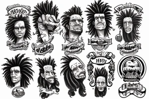 Sideshow Bob american traditional on a sailboat tattoo idea