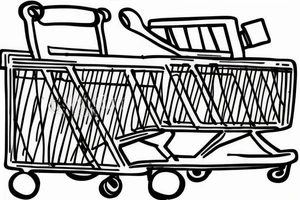 shopping trolley tattoo idea