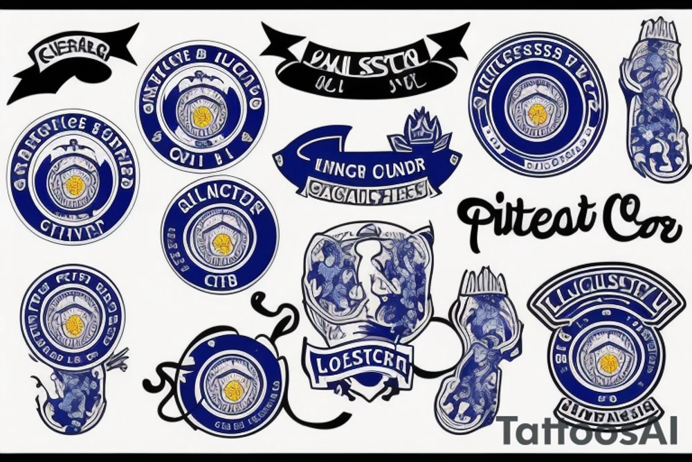 leicester city fc tattoo idea