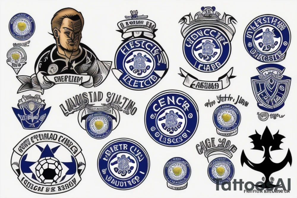 leicester city fc tattoo idea