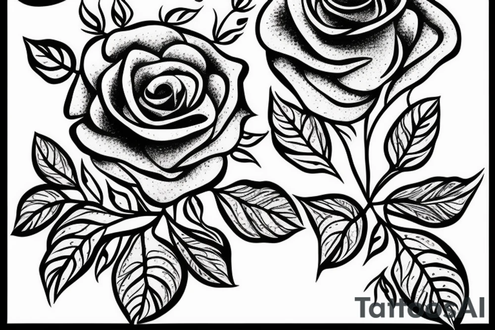 rose for the hand tattoo idea