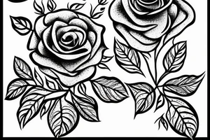 rose for the hand tattoo idea