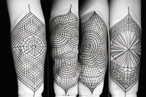 geometrical for hand tattoo idea
