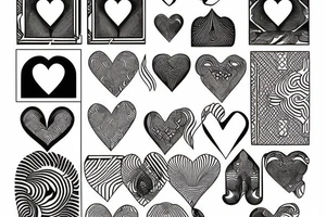 King of hearts card african tattoo idea