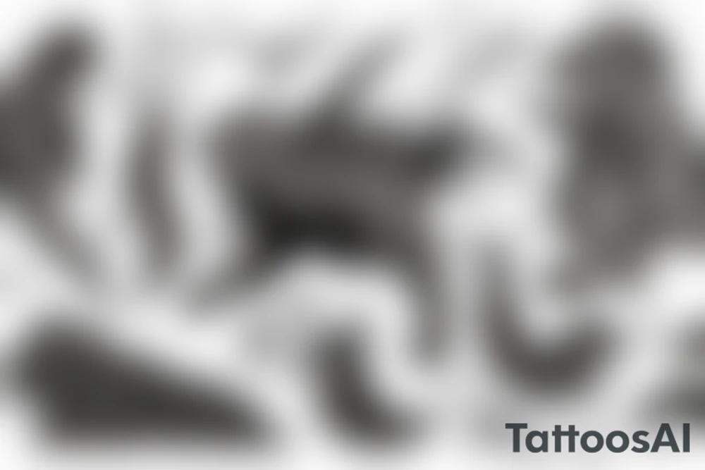 Godzilla tattoo idea