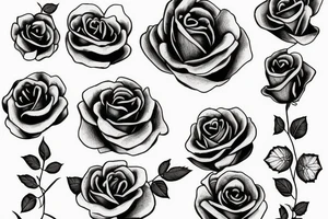 California rose tattoo idea