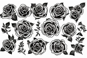California rose tattoo idea