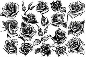 California and a rose tattoo idea