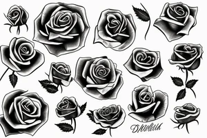 California and a rose tattoo idea