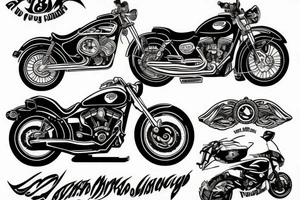 motorcycle tattoo idea