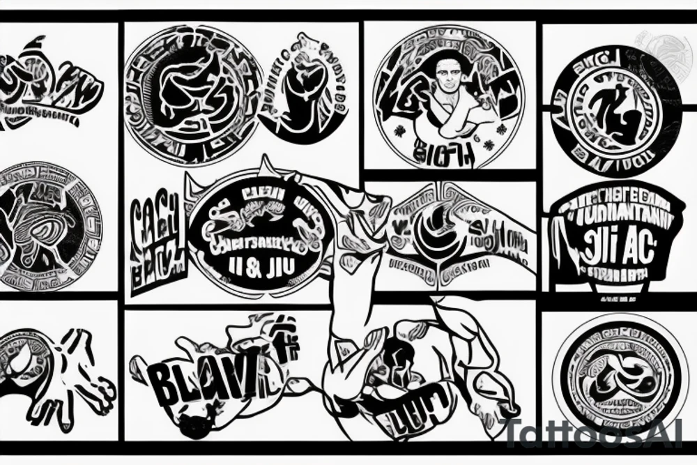 Brazilian Jiu Jitsu, Costa Rica,ocean tattoo idea
