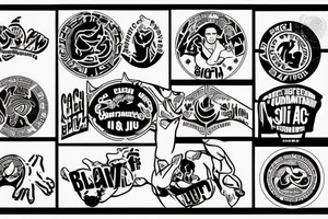 Brazilian Jiu Jitsu, Costa Rica,ocean tattoo idea