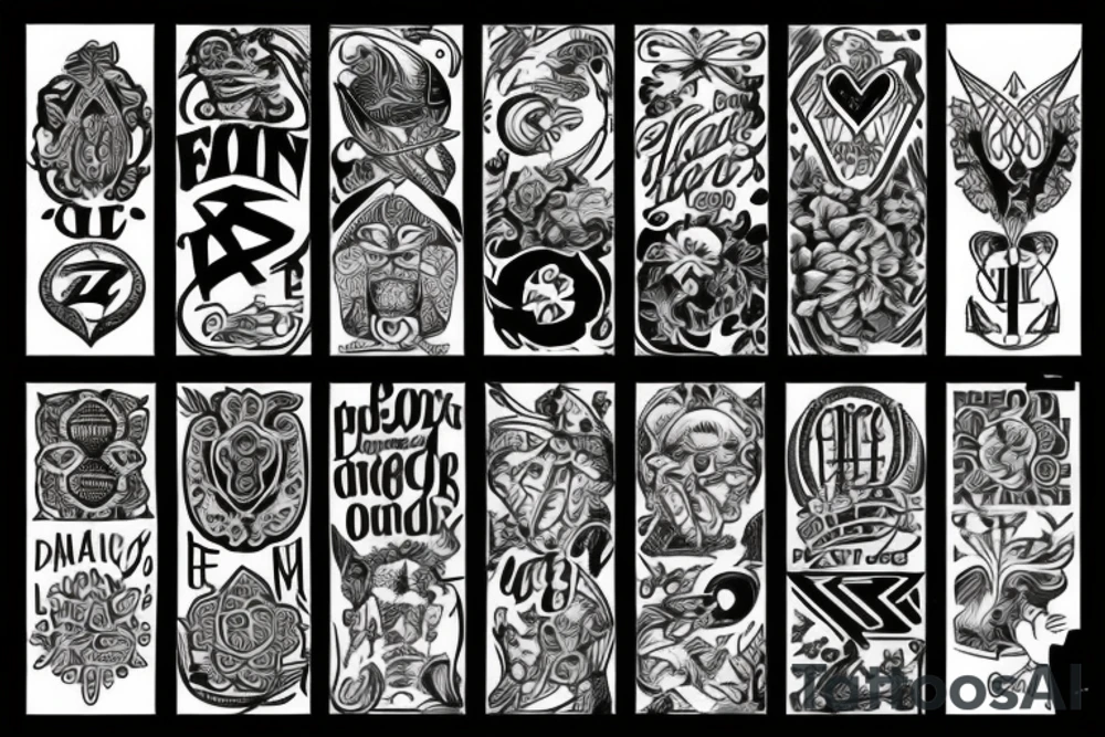 One word 7 letters maximum
Meaningfull tattoo idea