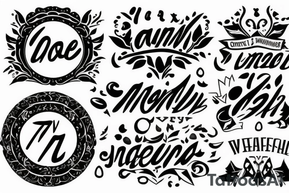 One word 7 letters maximum
Meaningfull tattoo idea