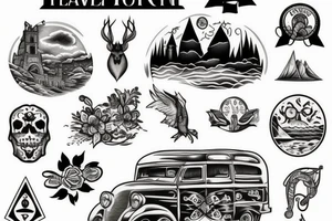 Travel 
Ireland tattoo idea
