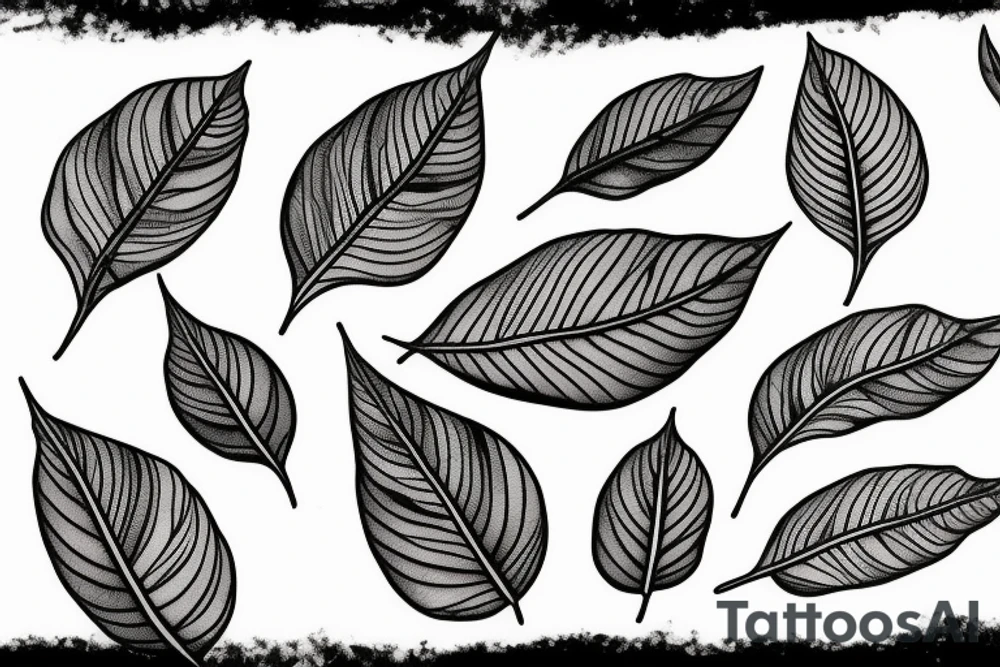 Kratom leaf tattoo idea