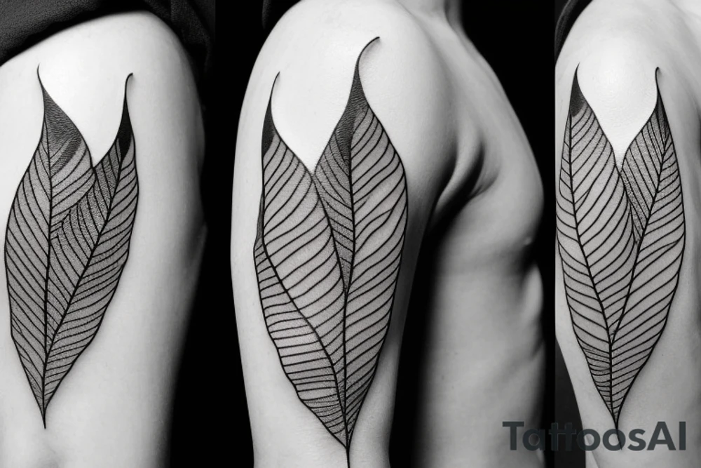 Kratom leaf tattoo idea