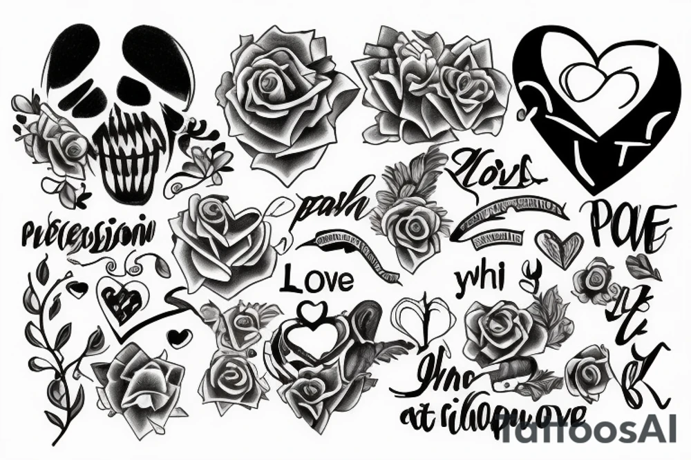 pain,depression,love,truelove tattoo idea