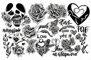 pain,depression,love,truelove tattoo idea