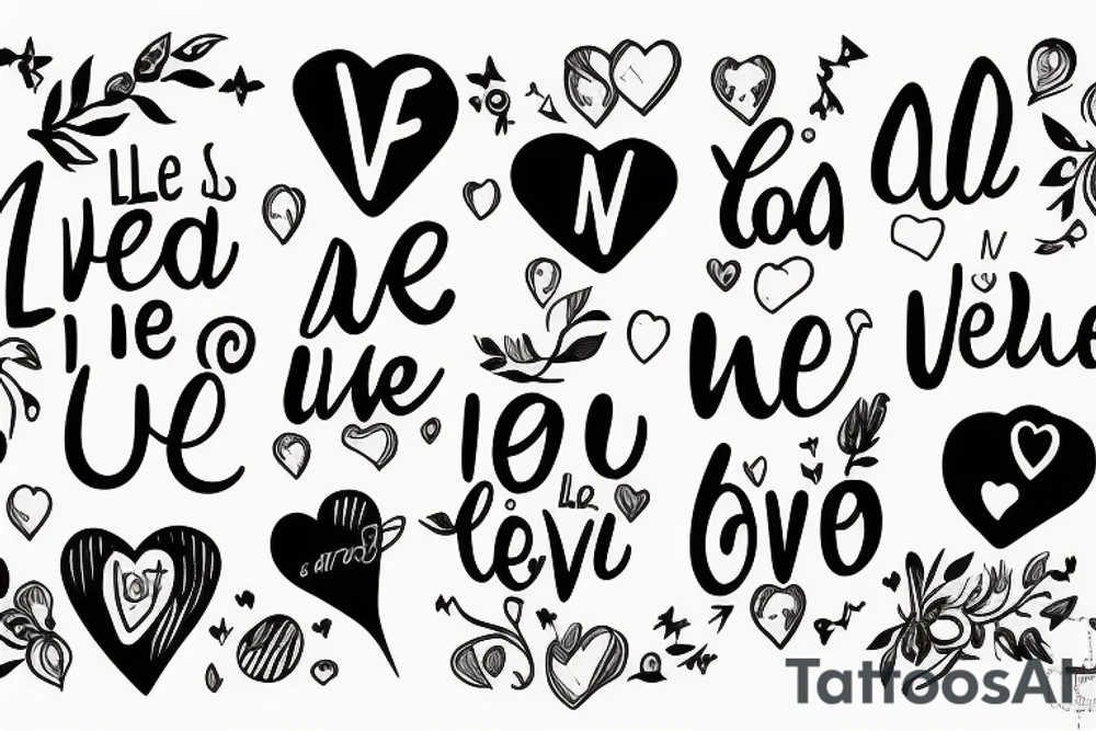 All we need is love tattoo idea