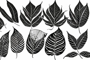 Kratom leaf tattoo idea