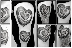 broken heart tattoo idea
