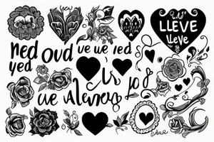 All we need is love tattoo idea