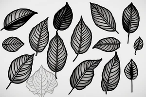 Kratom leaf tattoo idea