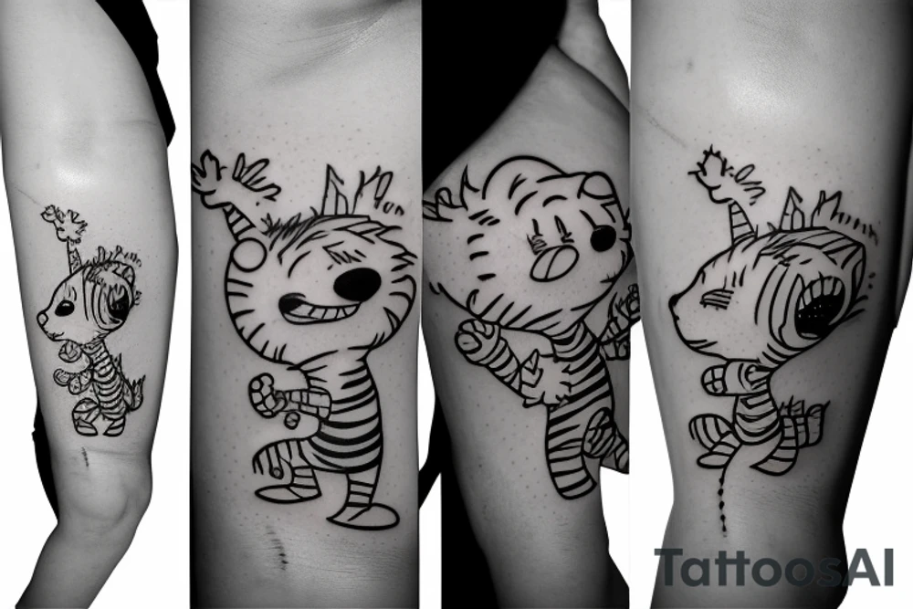 Calvin and Hobbes tattoo idea